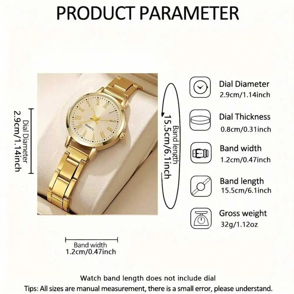 Set Agustina – Reloj y Pulseras (4 piezas)