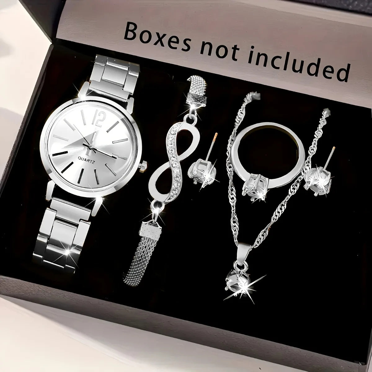 Set Antonella – Reloj y Joyas (6 piezas)