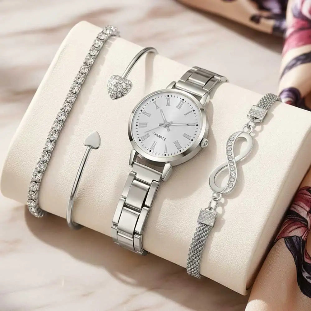 Set Agustina – Reloj y Pulseras (4 piezas)